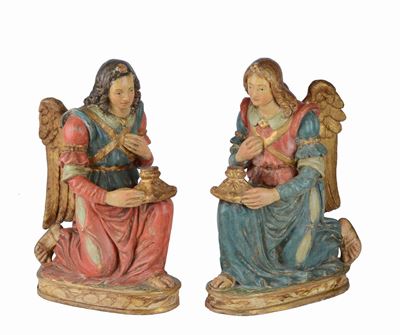 Coppia di Angeli Portaceri