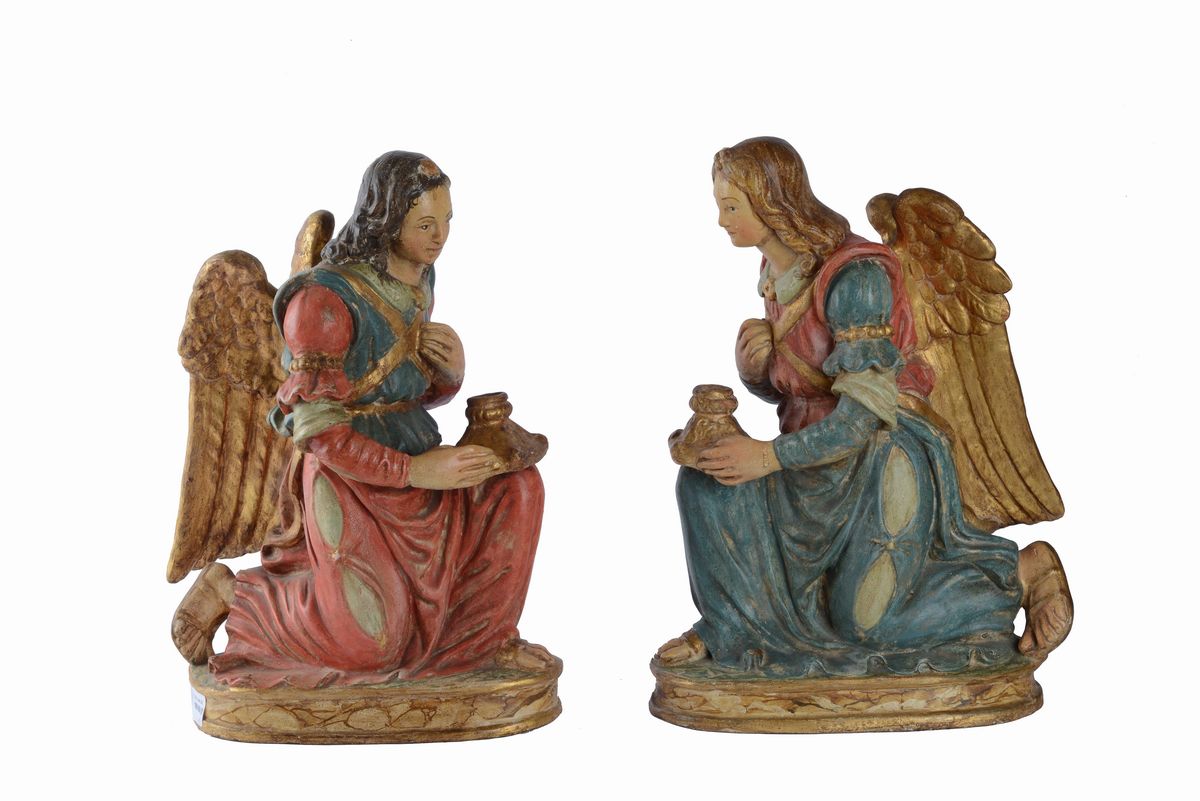 Coppia di Angeli Portaceri