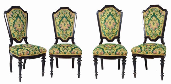 Set of four chairs