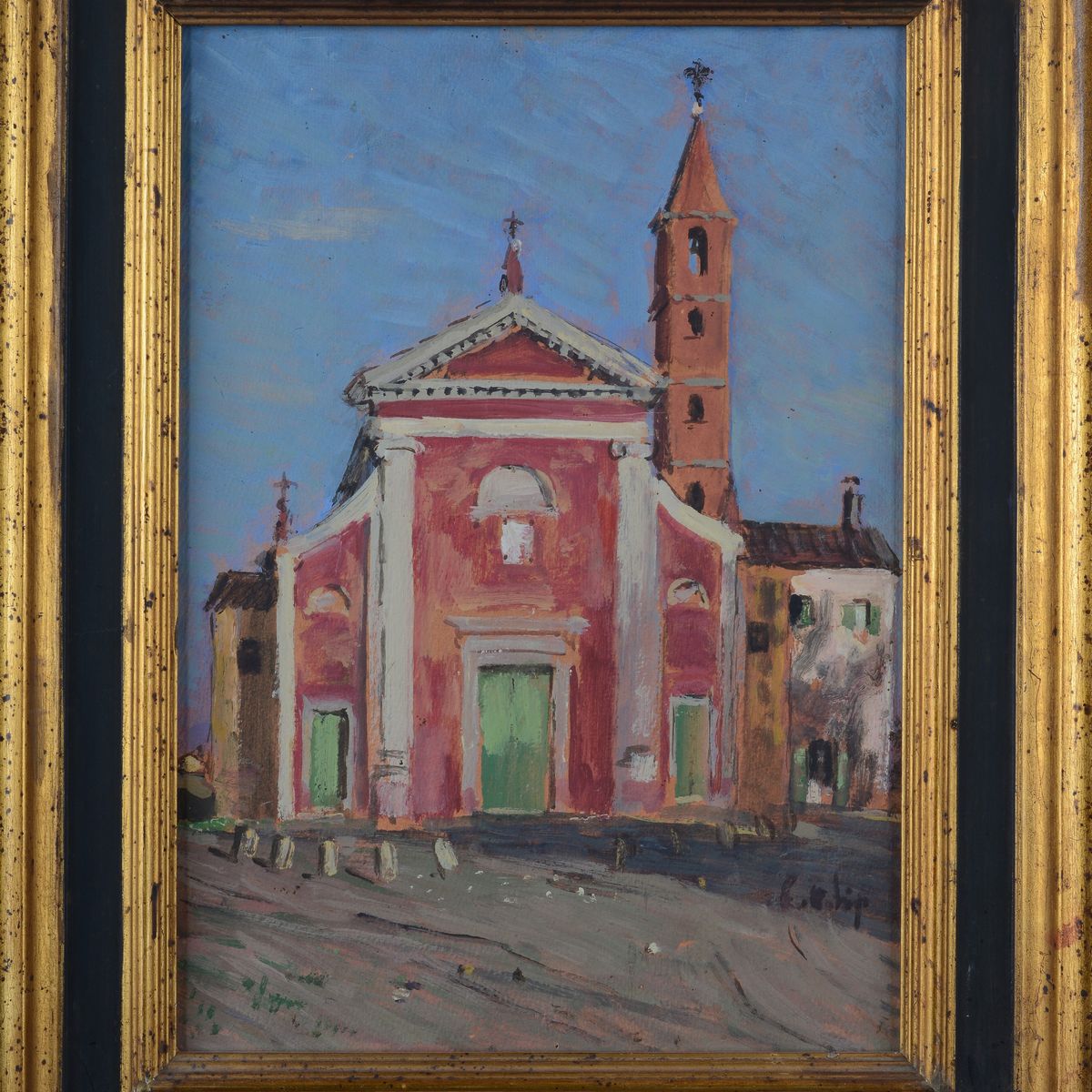Galileo Gattabriga - Veduta di Chiesa