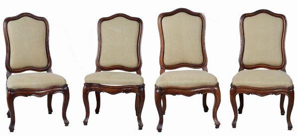 Set of four chairs