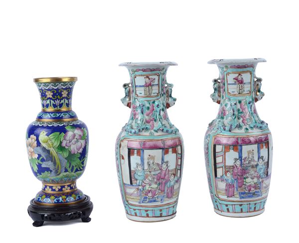 Tre vasi  - Auction ANTIQUES, SILVER - Galleria Pananti Casa d'Aste