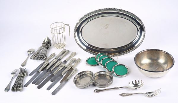 Lotto di accessori per la tavola  - Auction ANTIQUES, SILVER - Galleria Pananti Casa d'Aste