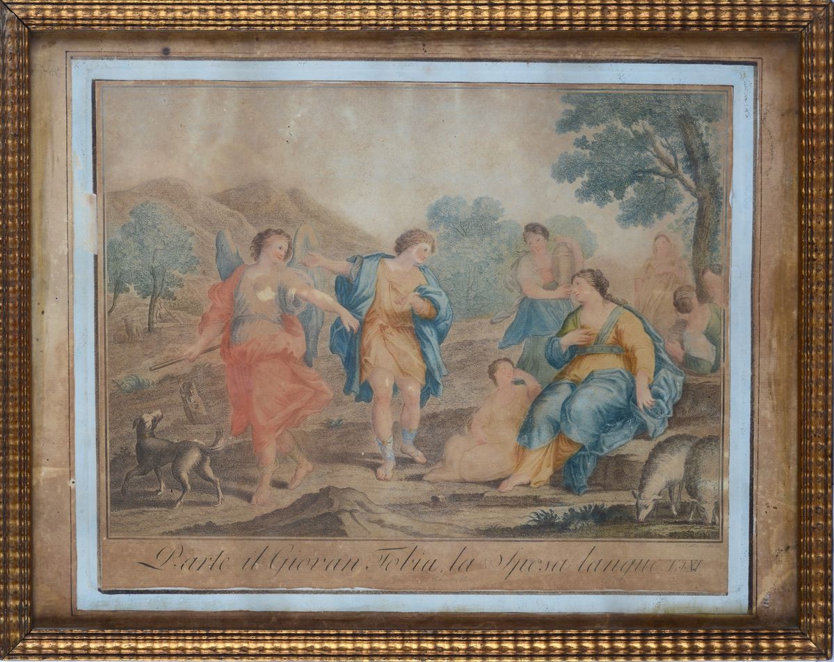 Giovanni Battista Cecchi - Coppia di Incisioni
