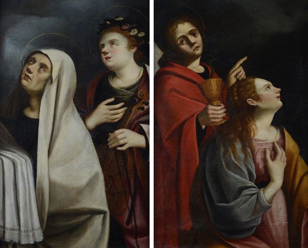 Scuola Toscana, XVI - XVII sec. - Pair of paintings