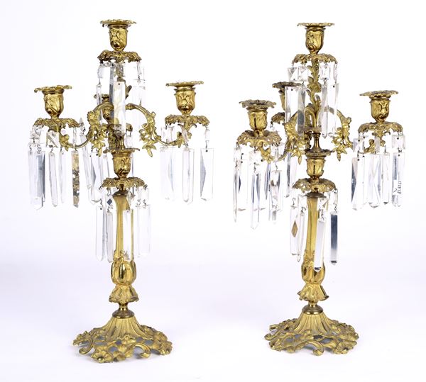 Coppia di candelabri  - Auction ANTIQUES, SILVER - Galleria Pananti Casa d'Aste