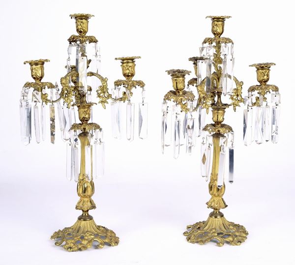 Coppia di candelabri