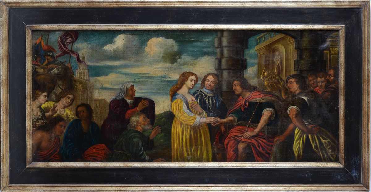 Scuola Veneta, XVI Sec. - Ester e Assuero