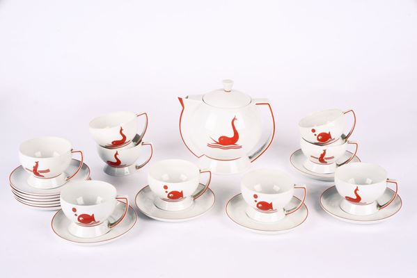 Servizio da tè   - Auction ANTIQUES, SILVER - Galleria Pananti Casa d'Aste