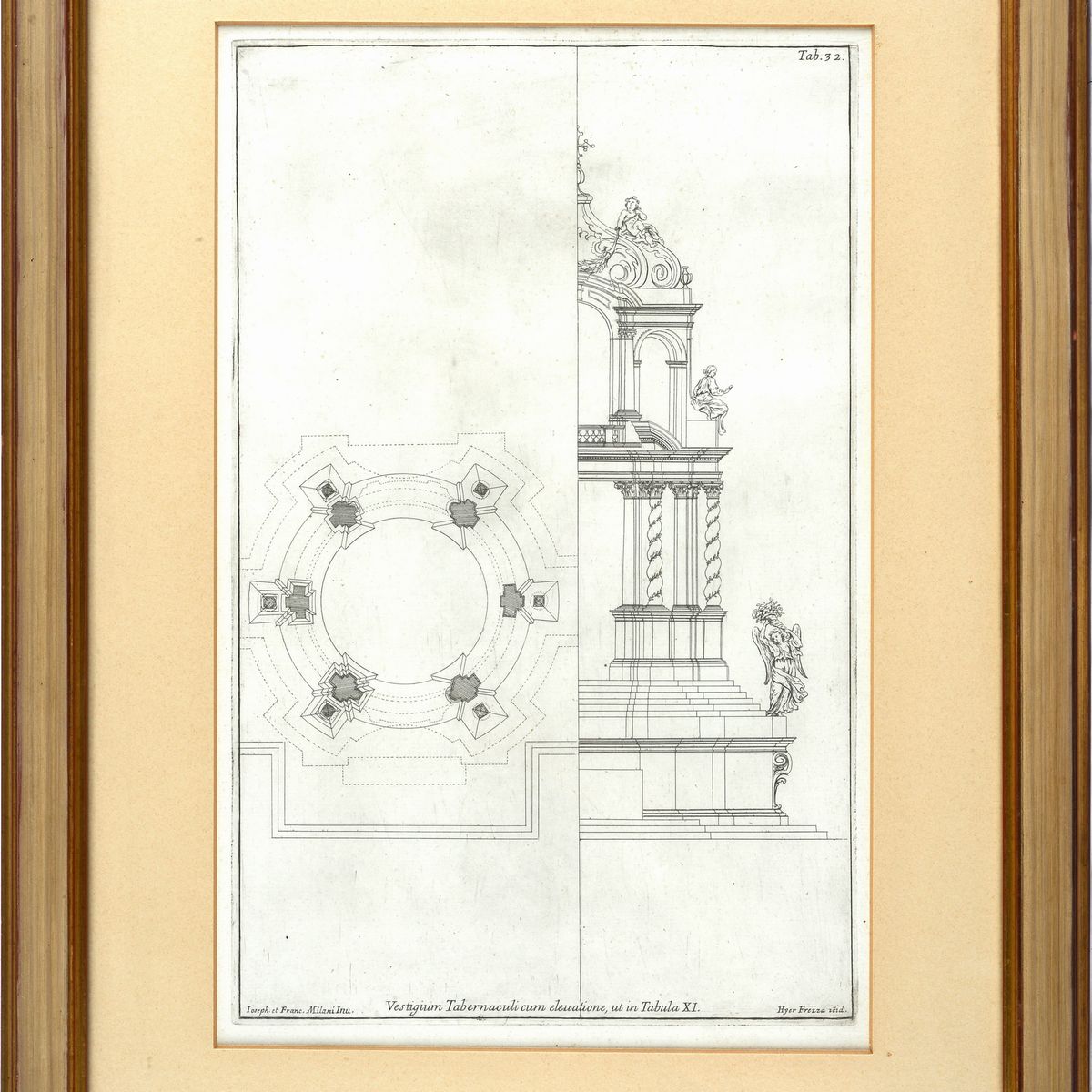Anonimo, XVIII Sec. - Prospetti Architettonici dei Monumenti di Pisa