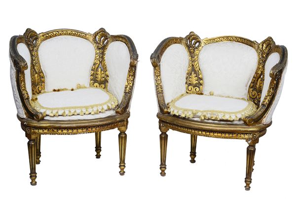 Pair of armchairs  - Auction ANTIQUES, AUTHORS OF XIX AND XX CENTURY - I - Galleria Pananti Casa d'Aste