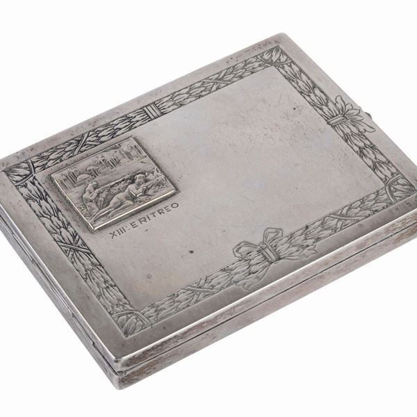 Scatola portasigarette  - Asta ANTIQUARIATO, ARGENTI E OGGETTI D'ARTE - Galleria Pananti Casa d'Aste