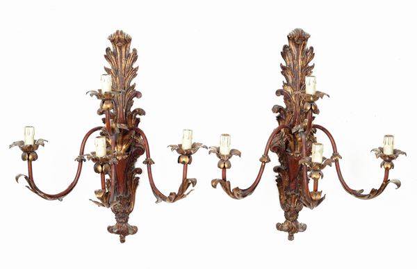 Pair of sconces