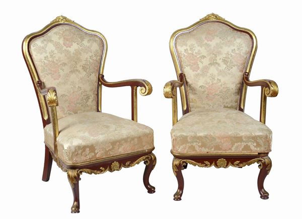 Pair of armchairs
