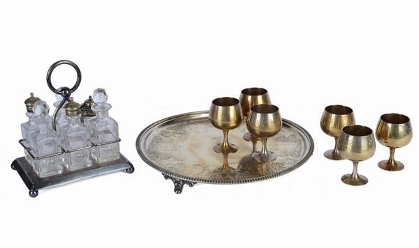 Lotto di accessori per la tavola in metallo argentato  - Auction ANTIQUES - Galleria Pananti Casa d'Aste