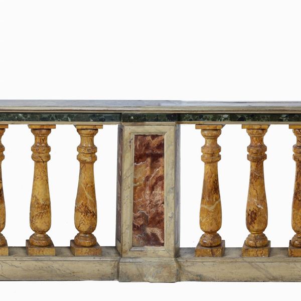 Pair of balustrades