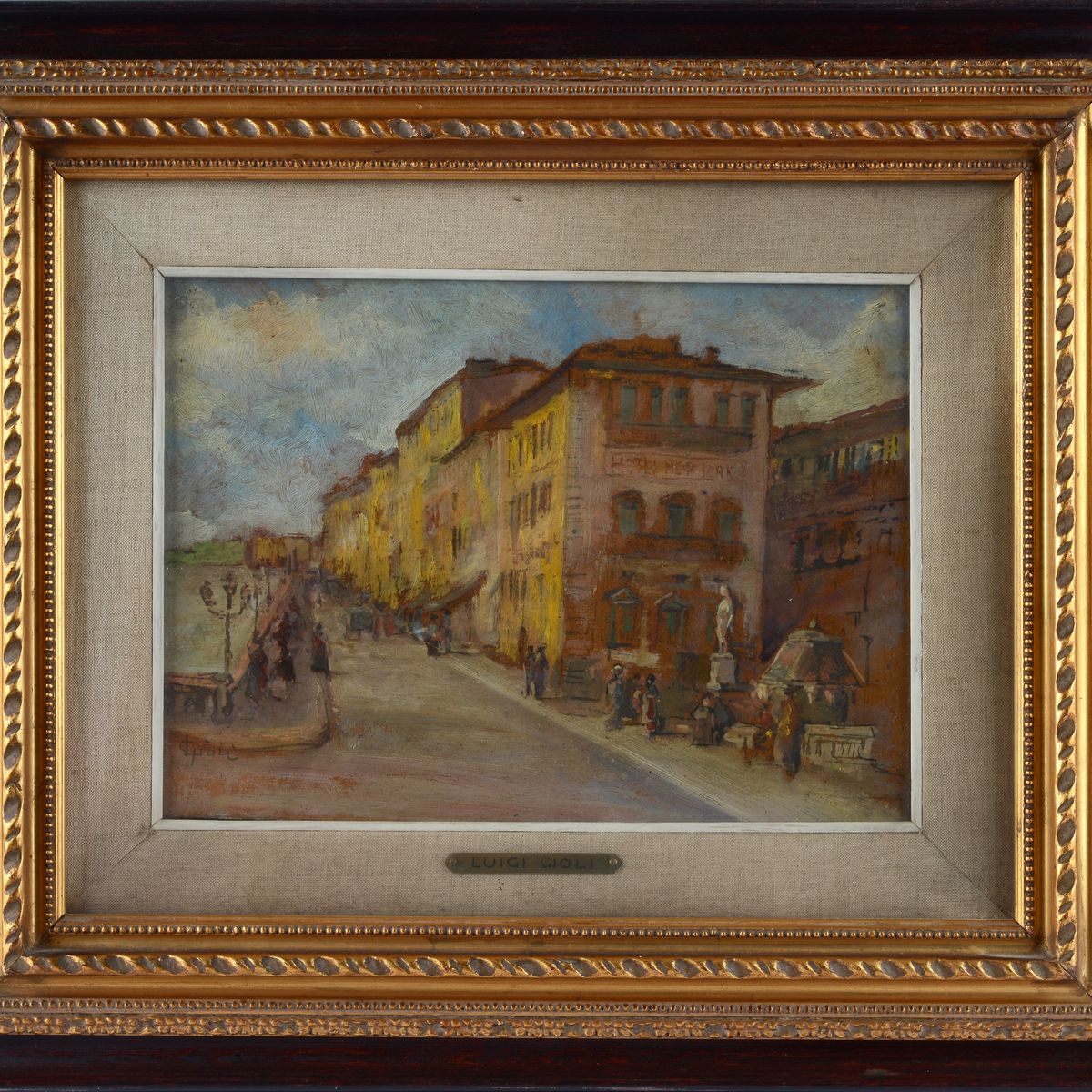 Luigi Gioli - Lungarno di Piazza Goldoni