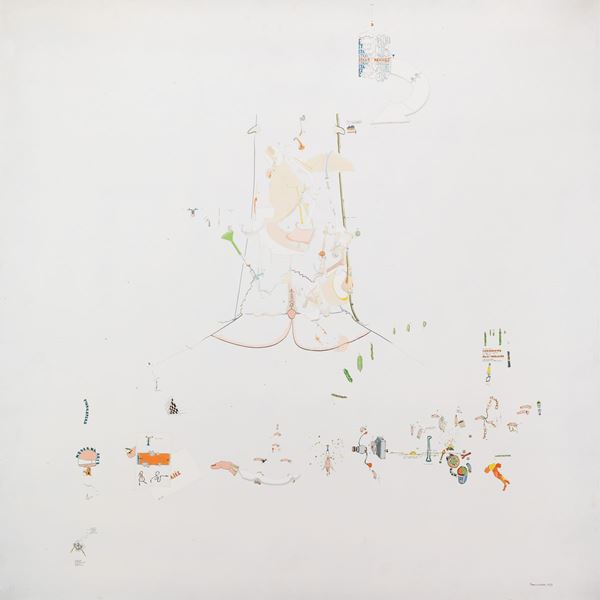 Gianfranco Baruchello - MD par l'oui dire. 1 (painting is a language of its own)