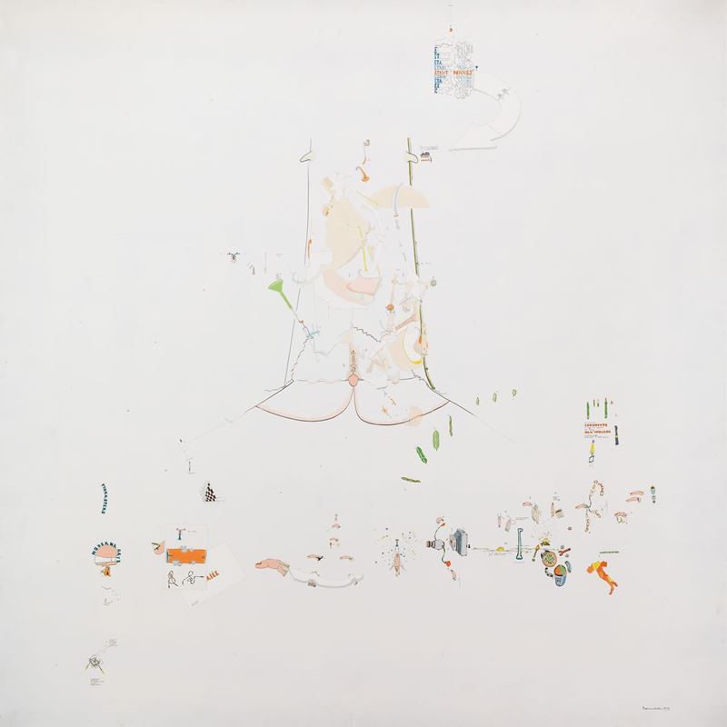 Gianfranco Baruchello - MD Par L'oui Dire. 1 (painting Is a Language Of Its Own)