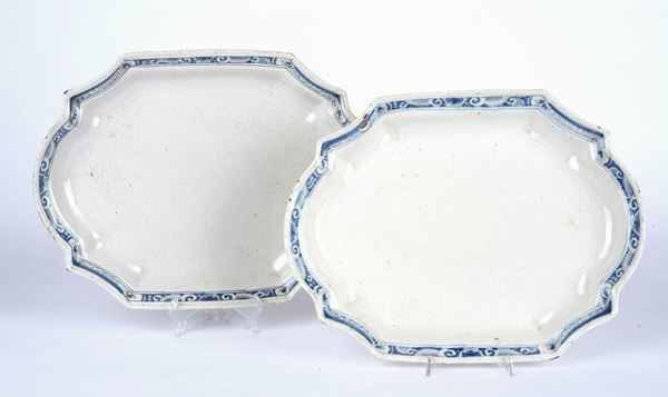 Tre vassoi, Ginori  - Auction ANTIQUES, SILVER - Galleria Pananti Casa d'Aste