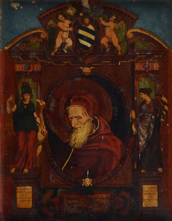 Stampa colorata sotto vetro
