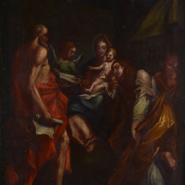 Anonimo, XVIII sec. - Madonna di San Girolamo (da Correggio)