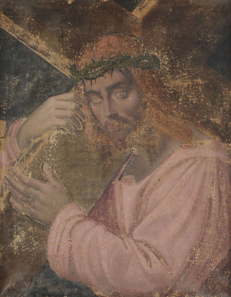 Scuola Toscana, XVII Sec. - Cristo Portacroce