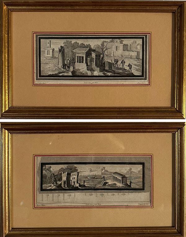 Coppia di stampe  - Auction ANTIQUES, SILVER - Galleria Pananti Casa d'Aste