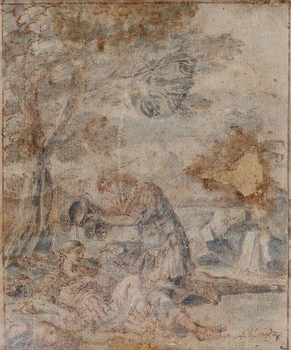 Scuola Italiana, XVII sec. - Scena classica