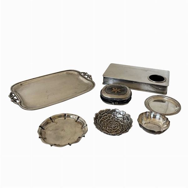 Lotto di oggetti da scrivania  - Auction ANTIQUES, SILVER - Galleria Pananti Casa d'Aste
