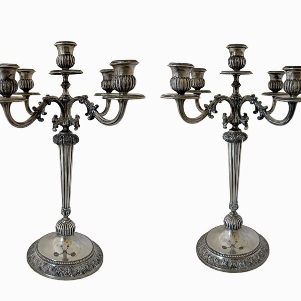 Coppia di candelabri