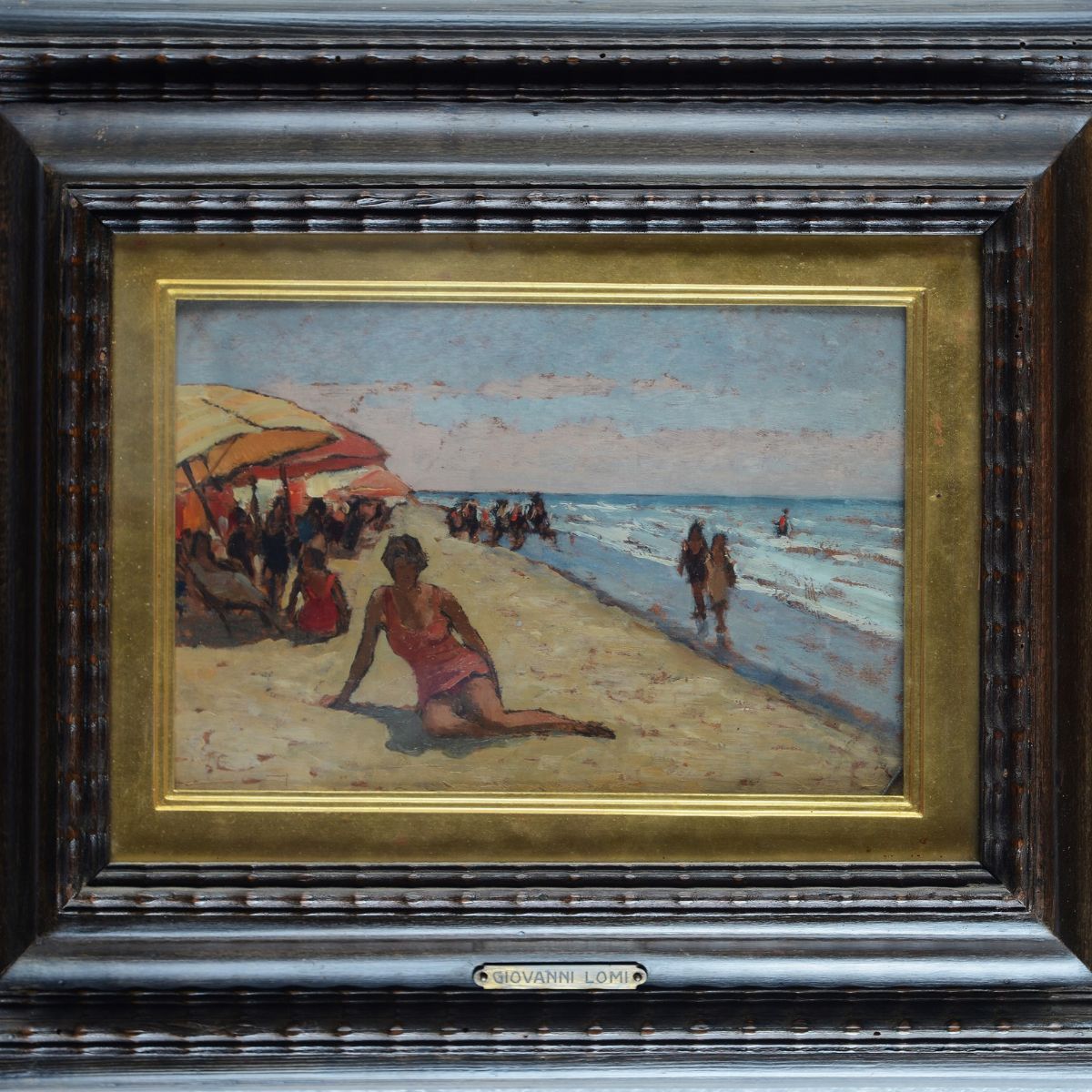 Giovanni Lomi - Meriggio sulla Spiaggia (forte dei Marmi)