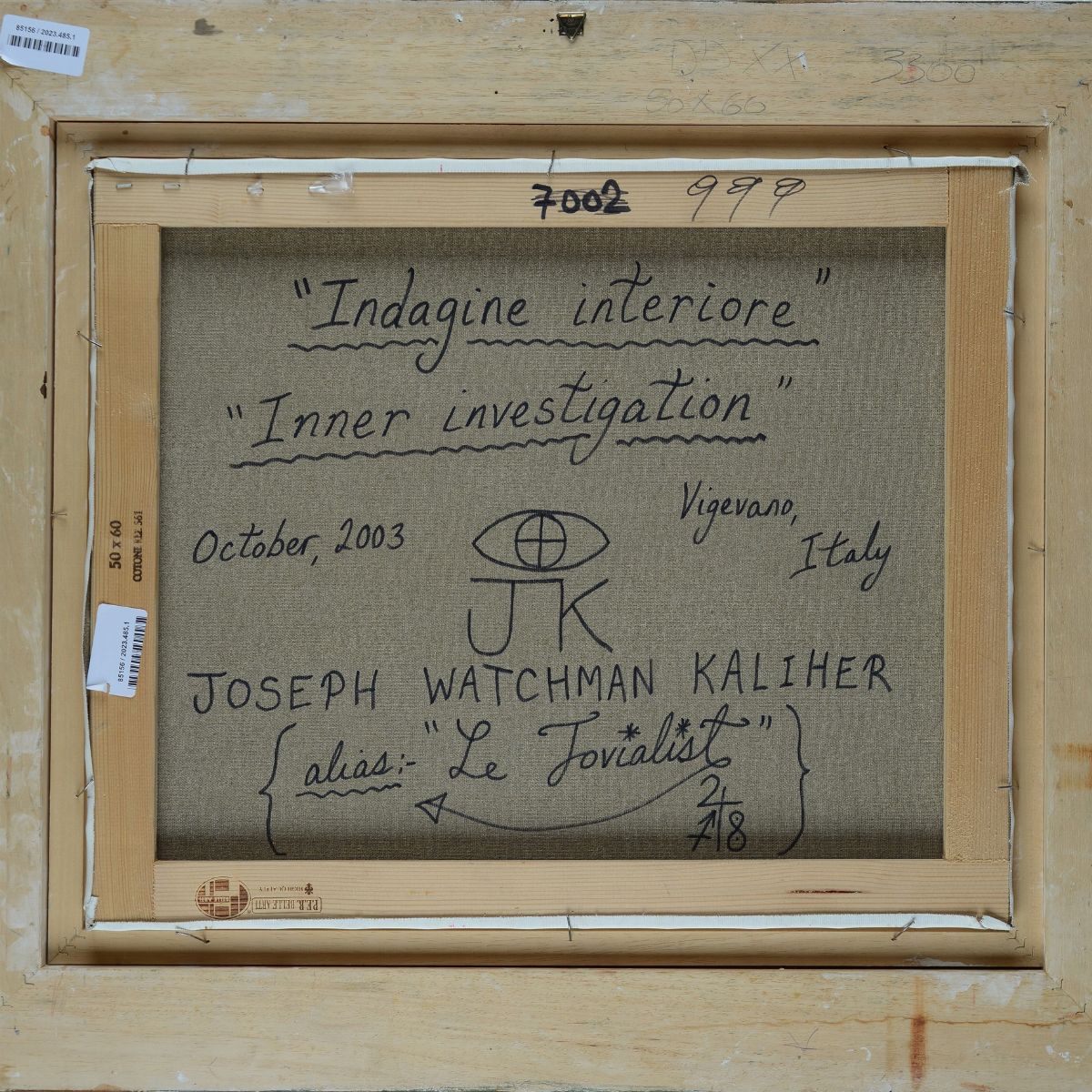 Joseph Kaliher - Indagine Interiore