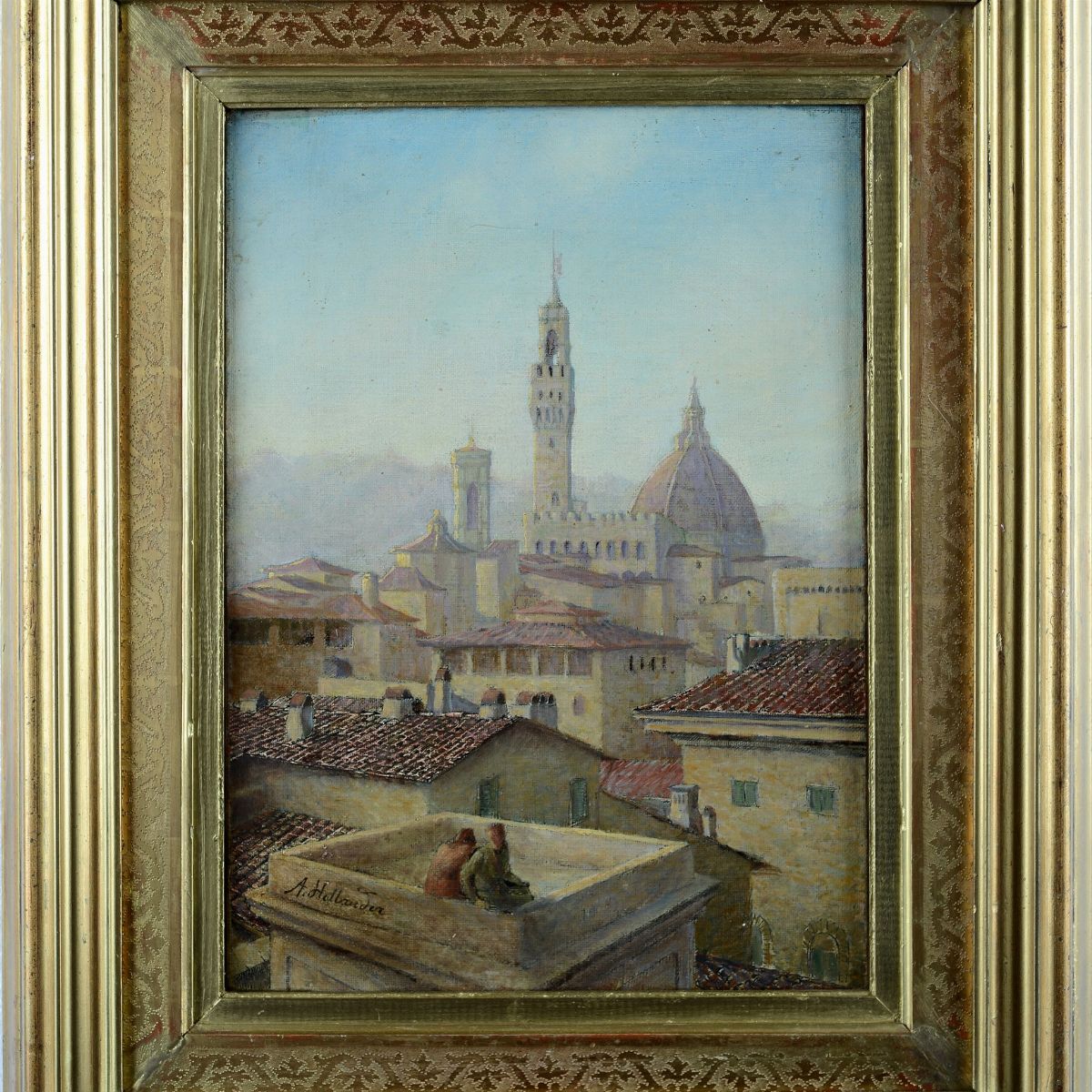 Alfonso Hollaender - Vista su Firenze