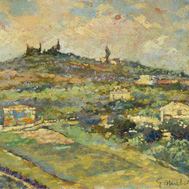 Guglielmo Micheli - Paesaggio Toscano