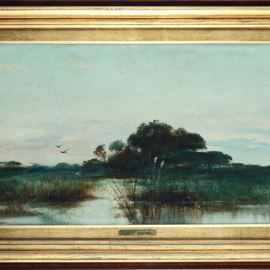 Henry Markò - Paesaggio con Palude