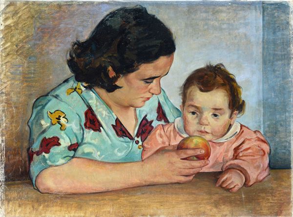 Eugenio Carraresi - Madre e figlio