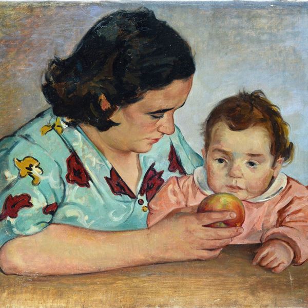 Eugenio Carraresi - Madre e figlio