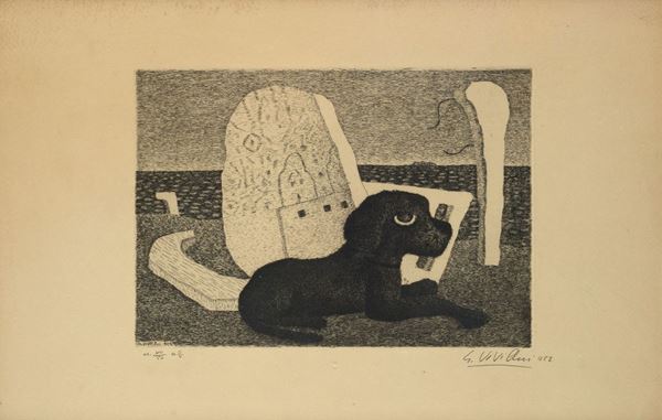 Giuseppe Viviani - Cane e macerie