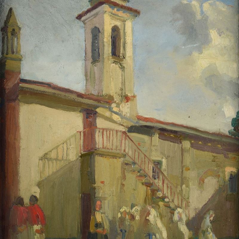 Anonimo, XIX - XX Sec. - Campanile