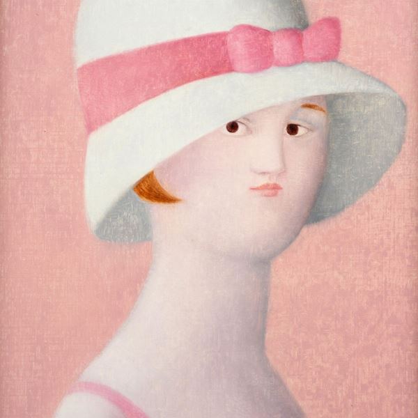 Antonio Bueno - Ragazza con cappello