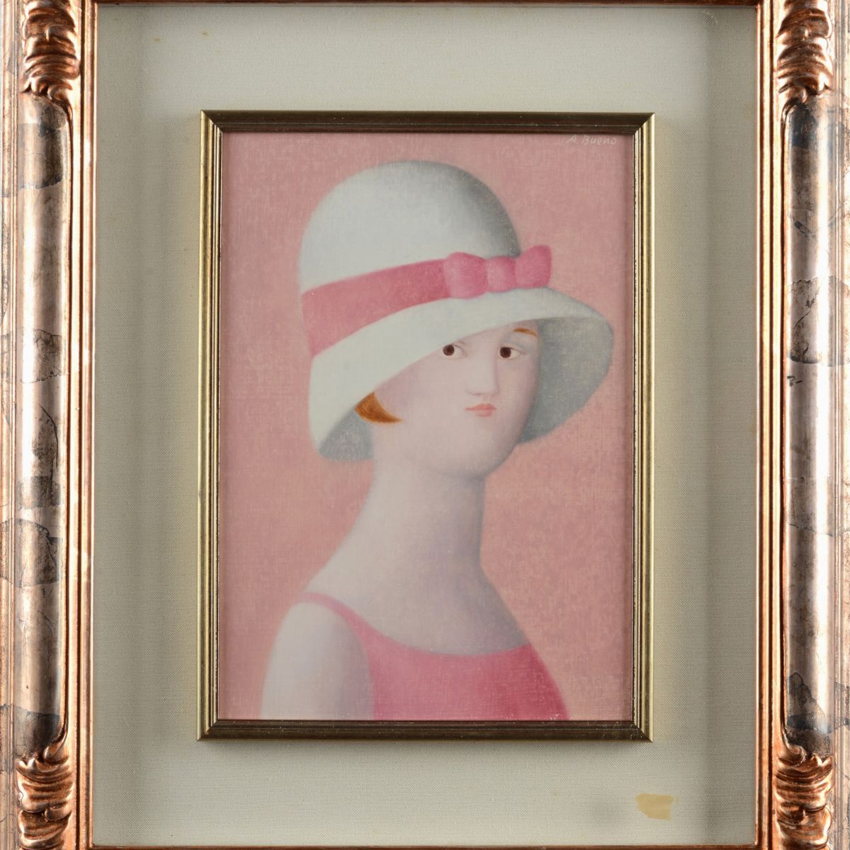 Antonio Bueno - Ragazza con Cappello