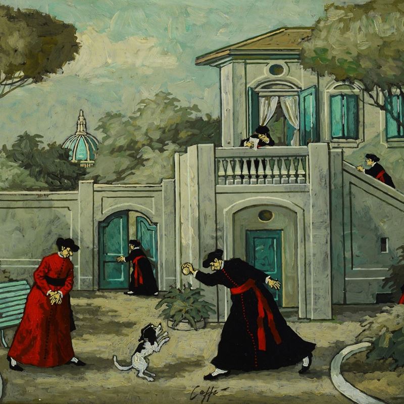 Nino Caffè - Architettura con Pretini