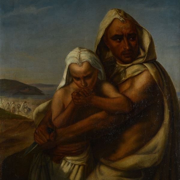 Anonimo Orientalista, XIX sec. - Padre e figlio