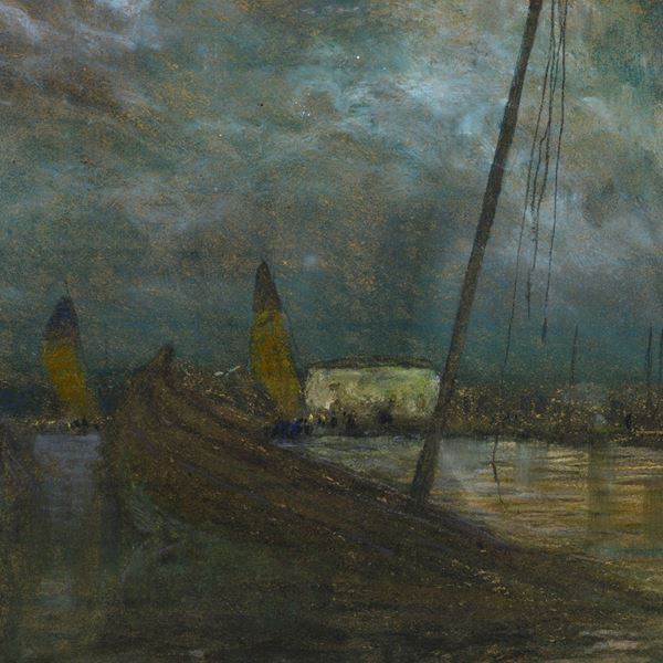 Michele Cascella - Sulla foce del Pescara