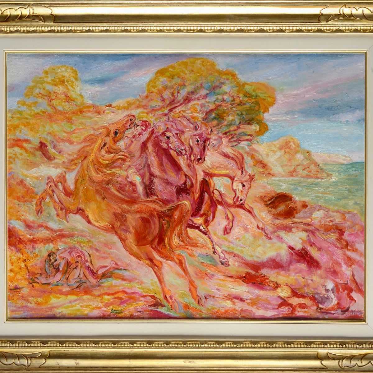 Aligi Sassu - Il Domatore di Cavalli (diomede)