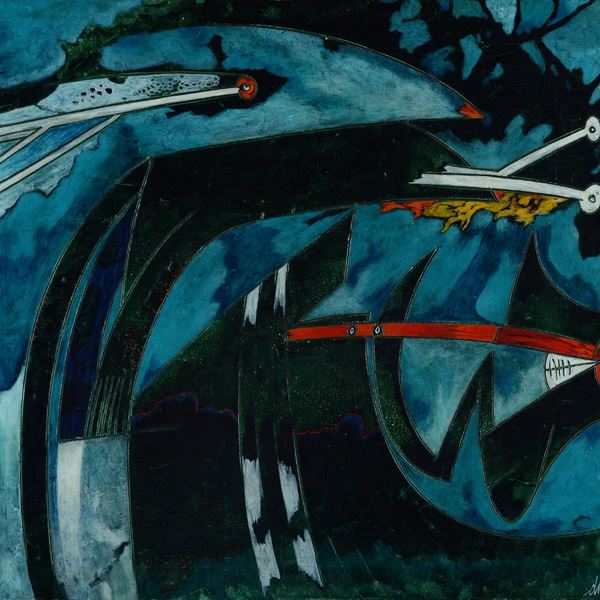 Gianni Dova - Figure nel bosco