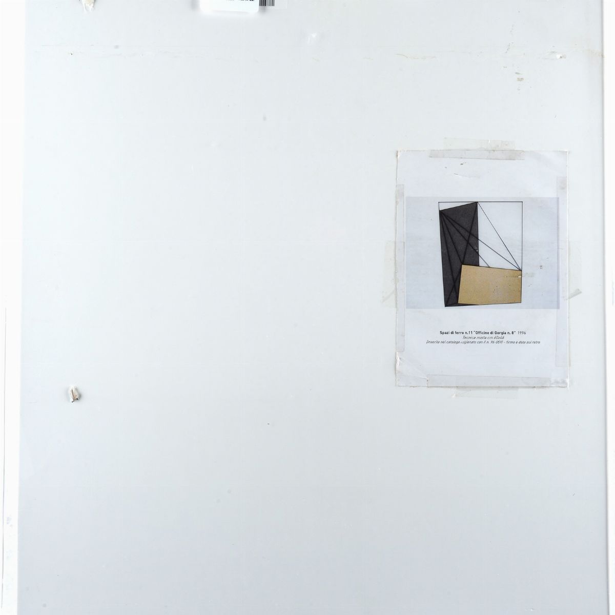 Giuseppe Uncini - Spazi di Ferro N 11 - Officina di Gorgia