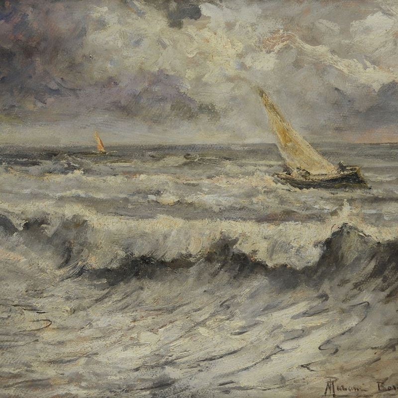 Pompeo Mariani - Marina a Bordighera