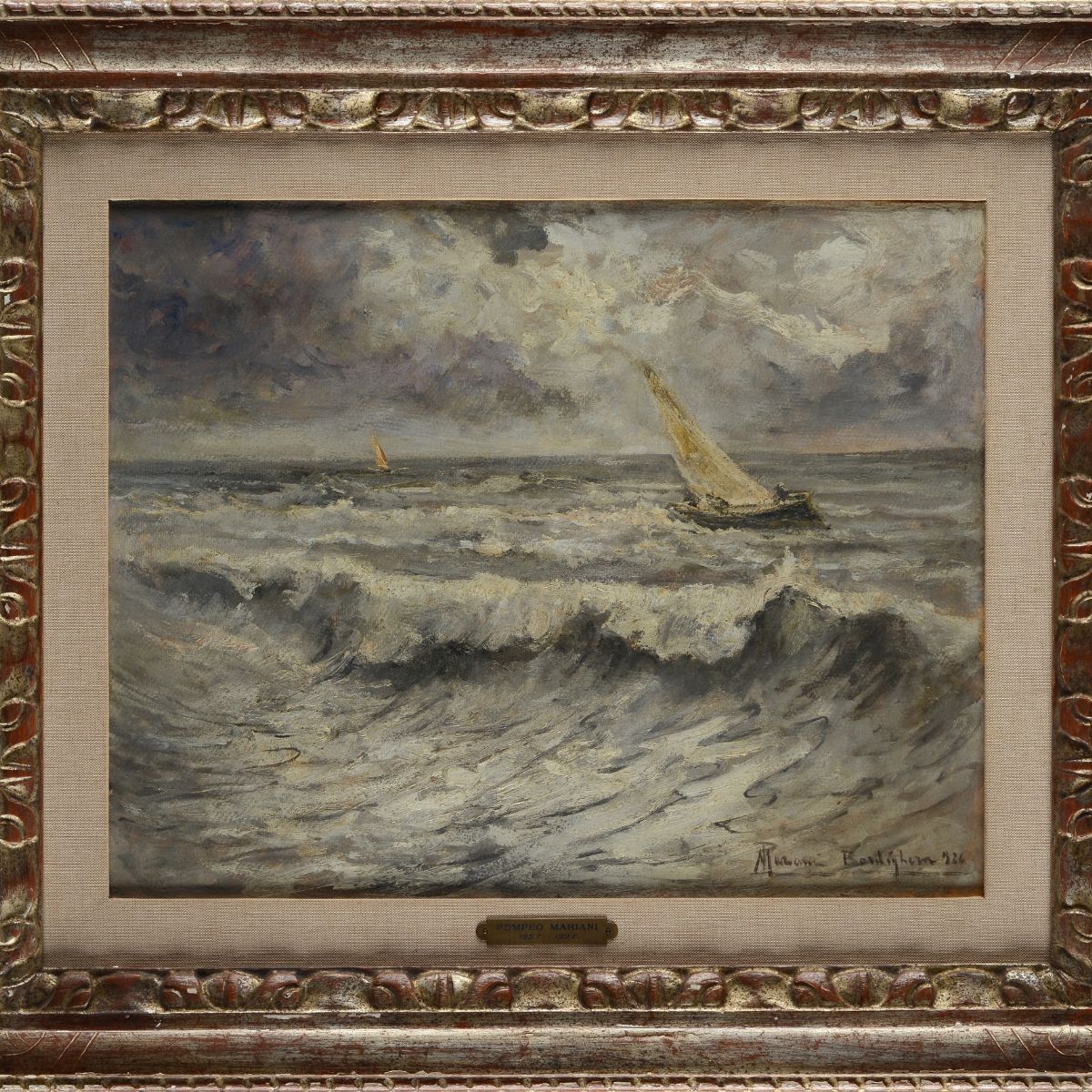 Pompeo Mariani - Marina a Bordighera
